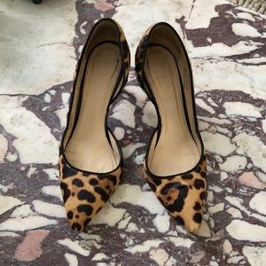J. Crew Leopard Print Heels